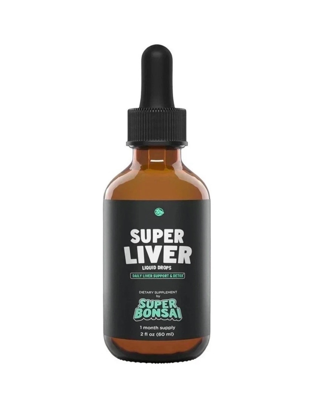Super Bonsai Liver Support with Milk Thistle Cleanse Detox & Repair Aid Dropper
